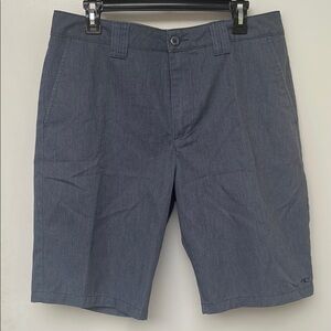 O’Neill Blue Flat Front Shorts Relaxed Fit 33 like new